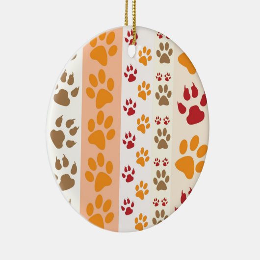 Schilder Drukt schattige Hondenliefhebbers Keramisch Ornament (Rechts)