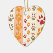 Schilder Drukt schattige Hondenliefhebbers Keramisch Ornament (Links)