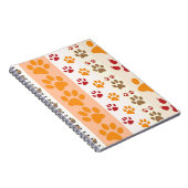 Schilder Drukt schattige Hondenliefhebbers Notitieboek (Rechterzijde)