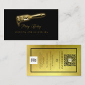 Schilder en decorateur interieurontwerp klein visitekaartje (Voorkant / Achterkant)