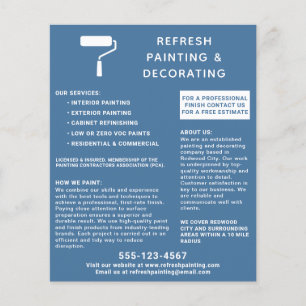 Schilder en Decorateur Verfroller Navy Flyer