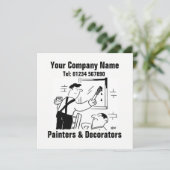 Schilder- en decoratiegegevens op een Kaart (Staand voorkant)