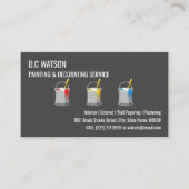 Schilder en decorator | Binnenzijde en Buiten Visitekaartje (Voorkant)