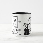 Schilder en Decorator Cartoon Mok (Midden)