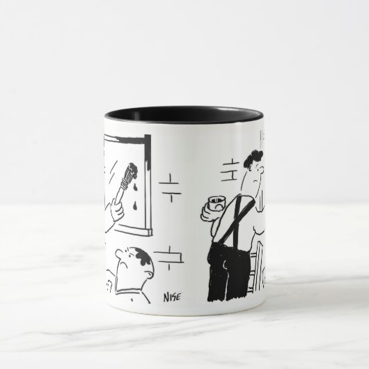 Schilder en Decorator Cartoon Mok (Midden)