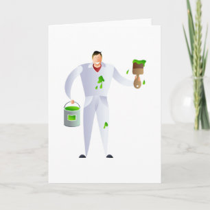 Schilder en decorator kaart