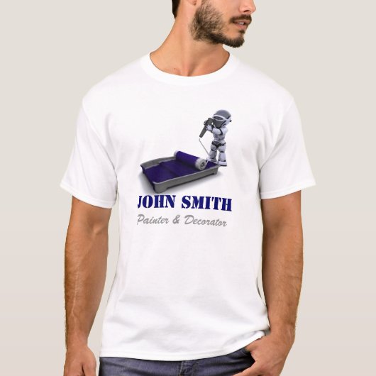 Schilder en decorator T-shirt (Voorkant)