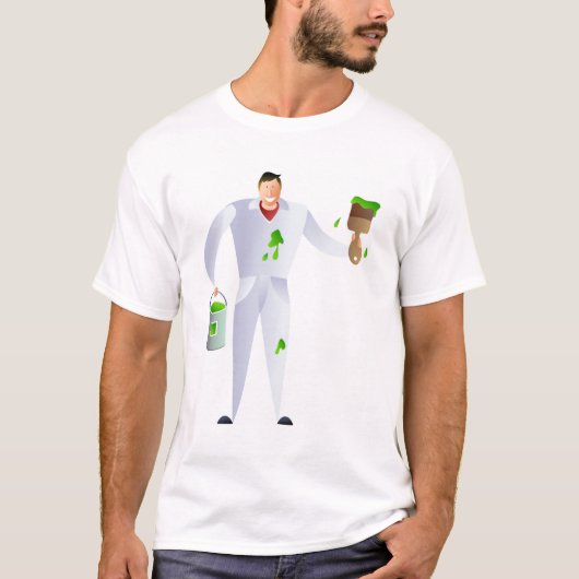 Schilder en decorator t-shirt (Voorkant)