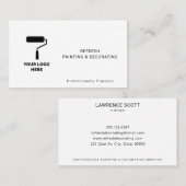 Schilder en decorator Voeg uw Logo Professional to Visitekaartje (Voorkant / Achterkant)