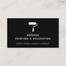 Schilder- en decoratorschilderingen, modern zwart