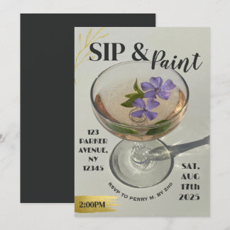 Schilder- en slok uitnodigingsmeisjes 's nachts in kaart