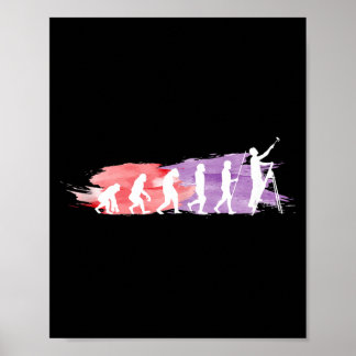 Schilder Evolutie _ Grappig Cadeau Voor Schilders Poster