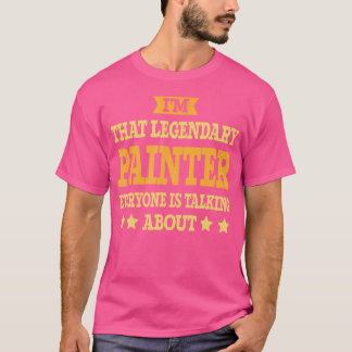 Schilder Functietitel Werknemer Grappige Werker Be T-shirt