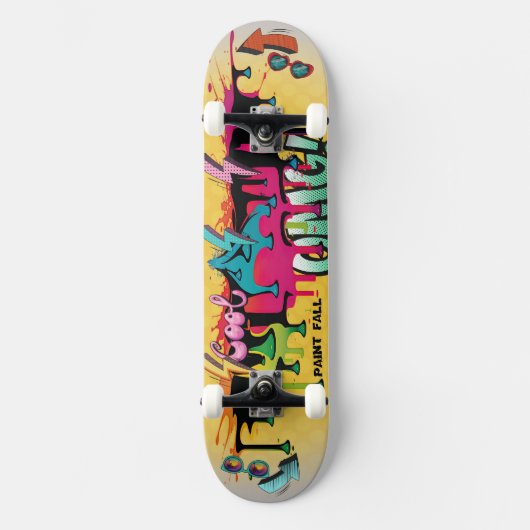 Schilder Herfst 8h Skateboard (Voorkant)