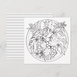 Schilder het afbeelding zelf een tropisch patroon kaart