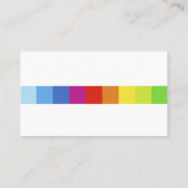 Schilder in uniform met een rol in zijn hand visitekaartje (Achterkant)