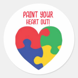 Schilder je hart eruit! Stickers