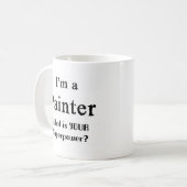 schilder koffiemok (Voorkant links)