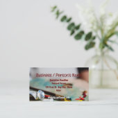 Schilder Kunstenaar Palet Schilderen Visitekaartje (Staand voorkant)