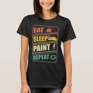 Schilder lakwerker en kunstschilders 40 t-shirt
