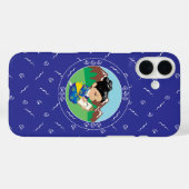 Schilder landschapsblauw van Japans meisje Case-Mate iPhone Case (Achterkant (horizontaal))