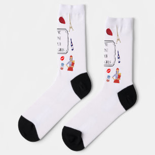 Schilder me als een van je Franse meisjes - esthet Sokken