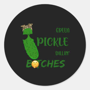Schilder me groen en noem me een kaartje omdat ik ronde sticker