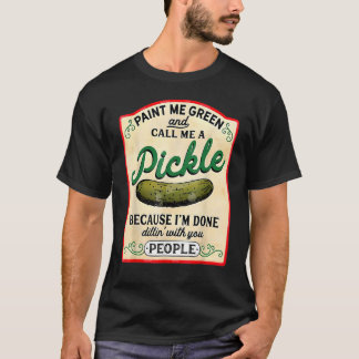schilder me groen en noem me een picknick t-shirt