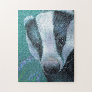 Schilder met kunstschilderkunst puzzel
