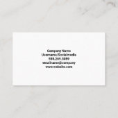 Schilder met Paint Roller apparatuur Visitekaartje (Achterkant)