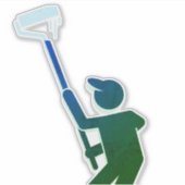 Schilder met Paint Roller Sticker (Voorkant)