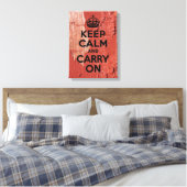 Schilder met rode schil Kalm houden Canvas Afdruk (Insitu (Slaapkamer))