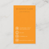 Schilder modern professioneel ontwerp visitekaartje (Achterkant)