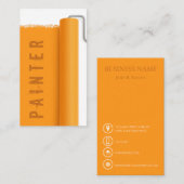 Schilder modern professioneel ontwerp visitekaartje (Voorkant / Achterkant)