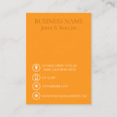 Schilder moderne professional visitekaartje (Achterkant)