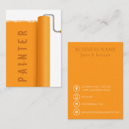 Schilder moderne professional visitekaartje (Voorkant / Achterkant)