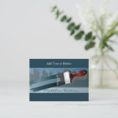 Schilder / Ontwerper / Stadsplanner Visitekaartje (Staand voorkant)