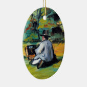 Schilder op het werk van Paul Cezanne, Kunst Keramisch Ornament (Rechts)