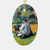 Schilder op het werk van Paul Cezanne, Kunst Keramisch Ornament (Links)