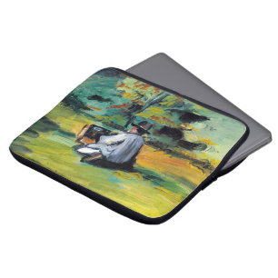 Schilder op het werk van Paul Cezanne,  Kunst Laptop Sleeve