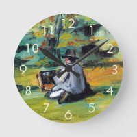 Schilder op het werk van Paul Cezanne, Kunst