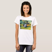 Schilder op het werk van Paul Cezanne, Kunst T-shirt (Voorkant volledig)