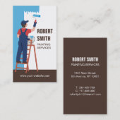 Schilder op Visitekaartje van de Dienst van het Sc (Voorkant / Achterkant)