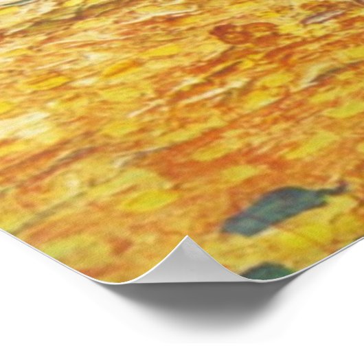 Schilder op weg naar Tarascon Poster (Hoek)