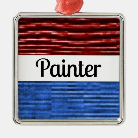 Schilder Patriottisch Kerst Ornament (Voorkant)