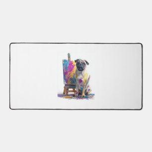 Schilder Pug � Abstracte Kunst Hond Bureaumat