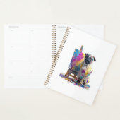 Schilder Pug � Abstracte Kunst Hond Planner (Display)