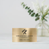 Schilder QR-code Goud Zwart Metallic Schilderen Visitekaartje (Staand voorkant)