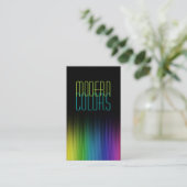 Schilder, schilder, kunst, constructie, kleuren visitekaartje (Staand voorkant)