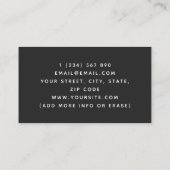 Schilder Schilderen Geel Schilderpenseel Pictogram Visitekaartje (Achterkant)